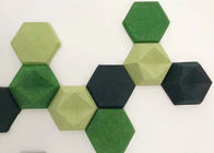 Панели стены полиэстера 3D шестиугольника декоративные звукопоглотительные