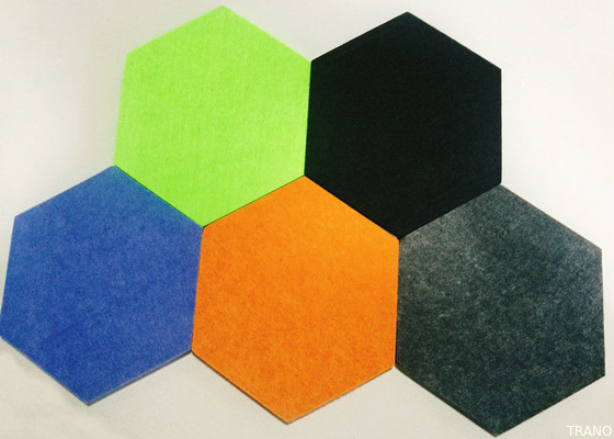 Записывающая студия Hexagon Акустические стеновые панели Полиэстерные волокна PET Звукопоглощающие
